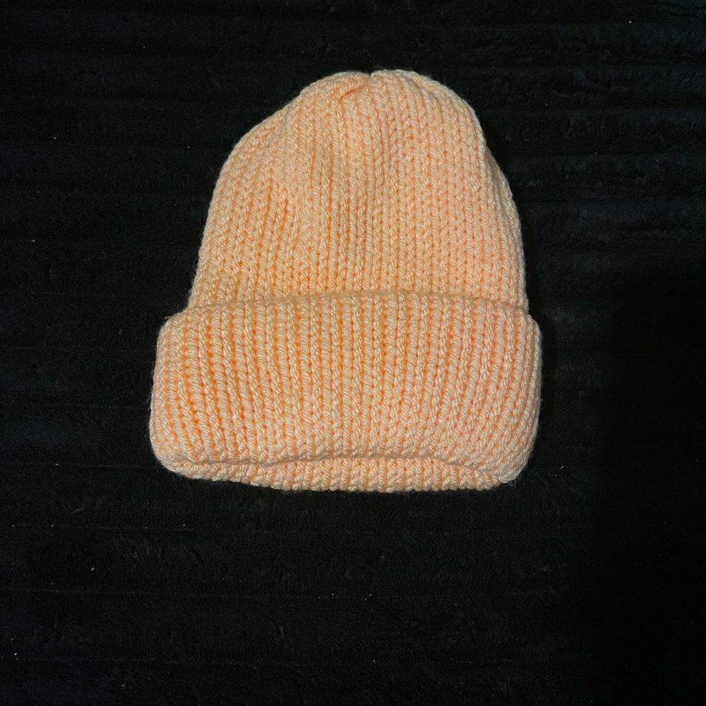 Cozy Kids Orange Knit Beanie
